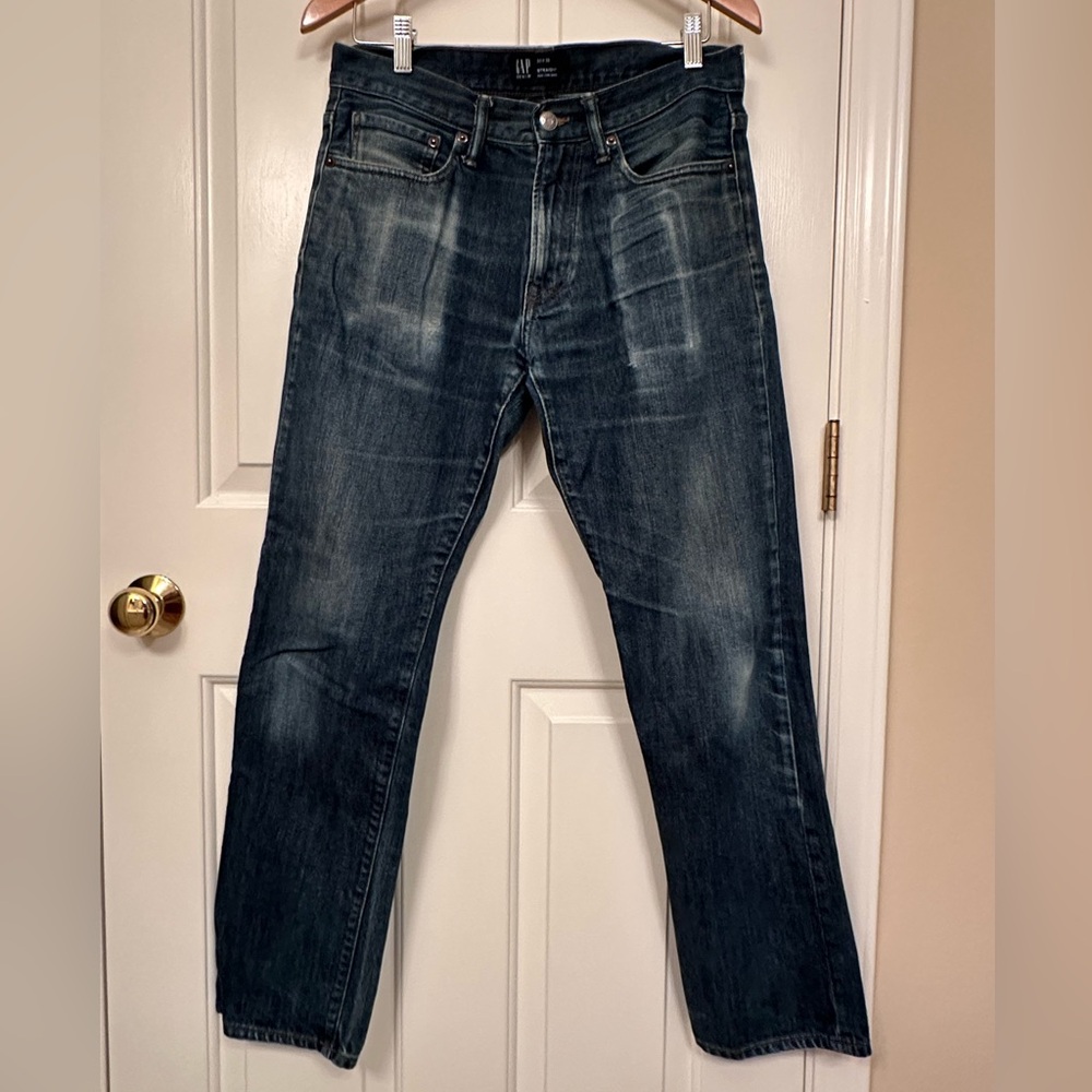 Gap men’s jeans, 30x32, straight leg